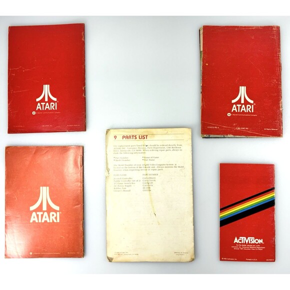Vintage Activision Atari 2600 Console Manual & Catalogs Retro Gaming Lot of 5 - Picture 2 of 16